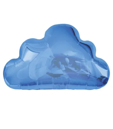 Mylar Cloud Blu Macaron 20" 1pz
