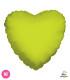 Mylar Lime Green Heart 18" 1pc
