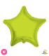 Mylar Star Lime Green 18" 1pc