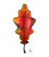 Mylar Autumn Oak Leaf SuperShape h42" 1pc