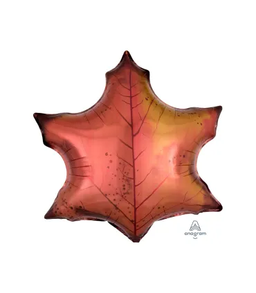 Mylar Maple Leaf SuperShape h25" 1pc
