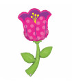 Mylar Tulip SuperShape h60" 1pc