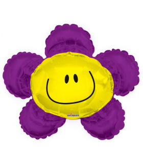 Mylar Fiore Smile MiniShape w14" pack 5pcs