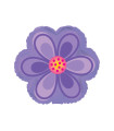 Mylar Fiore Lilac MiniShape w9" pack 5pcs