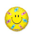 Mylar Smile with Round Patches 18" 1pc