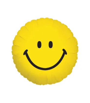 Mylar Smile Round 18" 1pc
