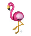 Mylar Flamingo AirWalker h68" 1pc
