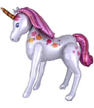 Mylar Magic Unicorn AirWalker h46" 1pc