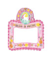 Mylar Unicorn SuperShape Selfie Frame h27" 1pc