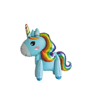 Mylar Unicorn 3D Celeste SuperShape w25" 1pc