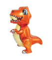 Mylar 4D T-Rex Brown Fun SuperShape h35" 1pc