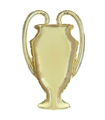 Mylar SuperShape Light Gold Trophy Cup h30" 1pc