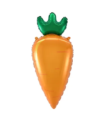 Mylar Carrot Orange SuperShape h36" 1pc