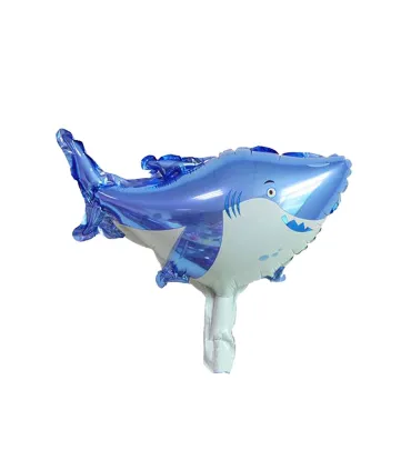 Mylar Shark Minishape w12" pack 5pcs