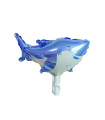 Mylar Shark Minishape w12" pack 5pcs