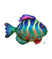 Mylar Fish Multicolor SuperShape w33" 1pc
