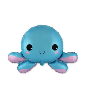 Mylar Happy Octopus SuperShape w31" 1pc