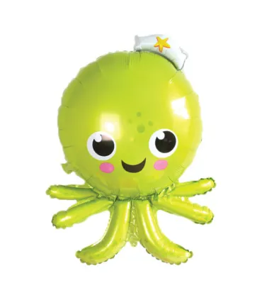 Mylar Octopus SuperShape h36" 1pc