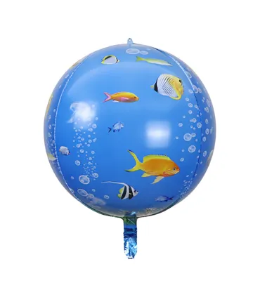 Mylar Marine World Sphere 22" 1pc