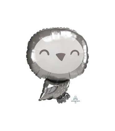 Mylar Owl h19" 1pc