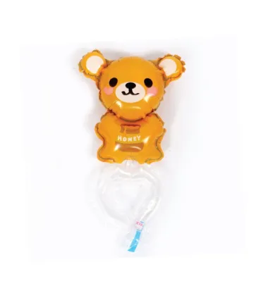 Mylar Brown Teddy Bear Bracelet pack. 10pcs