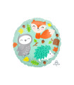Mylar Forest Animals Round 18" 1pc