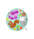 Mylar Forest Animals Round 18" 1pc