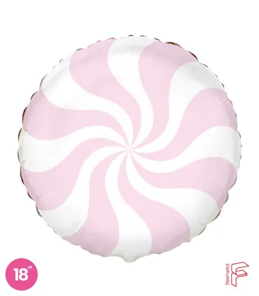 Mylar Candy Pink Baby Round 18" 1pc