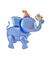 Mylar 4D Elephant Allegro SuperShape w24" 1pc
