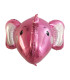 Mylar Elephant Head 3D Pink SuperShape w25" 1pc air only