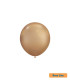5" Cromato Shiny Gold 24kt Rocca Decorator Line Latex Balloons bag of 100pcs