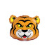 Mylar Tiger Head MiniShape w14" pack 5pcs