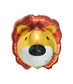 Mylar Lion Head 3D Golden SuperShape h24" 1pc