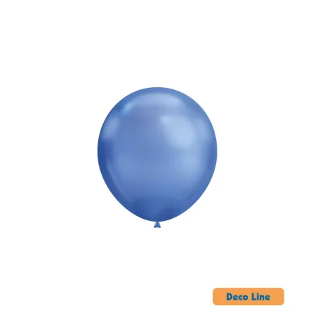 5" Cromato Shiny Blue 263 Rocca Decorator Line Latex Balloons bag of 100pcs