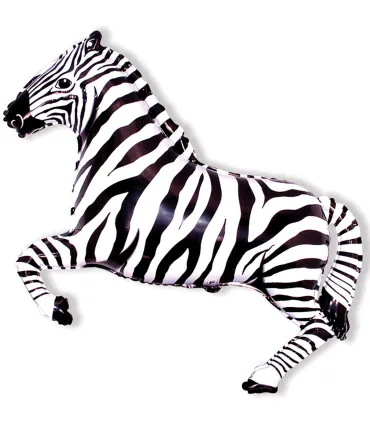Mylar Zebra SuperShape w42" 1pc