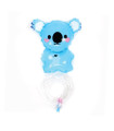 Mylar Light Blue Koala Bracelet pack. 10pcs