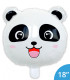Mylar Panda Head w18" 1pc