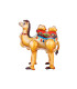 Mylar 4D Camel Beige SuperShape h19" 1pc