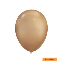 12" Cromato Shiny Gold 24kt Rocca Decorator Line Latex Balloons bag of 50pcs