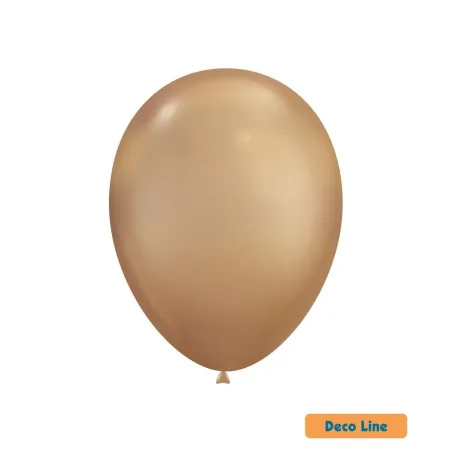 12" Cromato Shiny Gold 24kt Rocca Decorator Line Latex Balloons bag of 50pcs