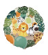 Mylar Safari Round 18" 1pc