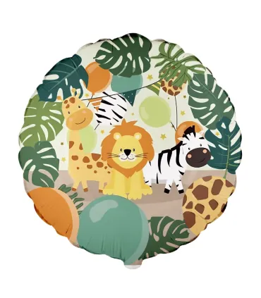 Mylar Safari Round 18" 1pc