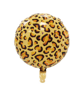 Leopard Mylar Round 21" 1pc
