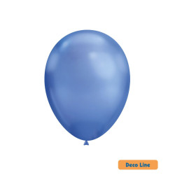12" Cromato Shiny Blue 263 Rocca Decorator Line Latex Balloons bag of 50pcs