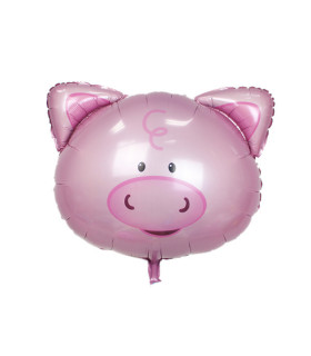 Mylar Pig Head SuperShape w29" 1pc