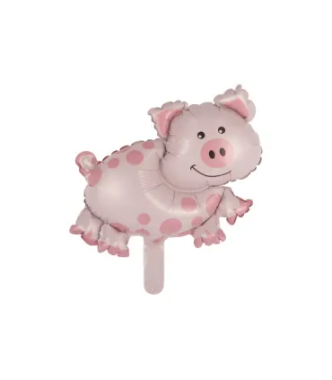 Mylar Pig MiniShape w12" pack 5pcs