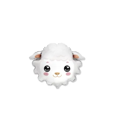 Mylar Sheep Head MiniShape w11" pack 5pcs