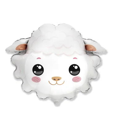 Mylar Sheep Head SuperShape w23" 1pc