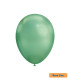 12" Cromato Shiny Green 262 Rocca Decorator Line Latex Balloons bag of 50pcs