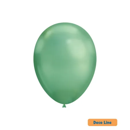 12" Cromato Shiny Green 262 Rocca Decorator Line Latex Balloons bag of 50pcs